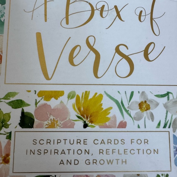 A BOX of VERSE:Floral Scripture Card Set-60 scriptures to inspire & help u grow🌸 - Picture 6 of 9
